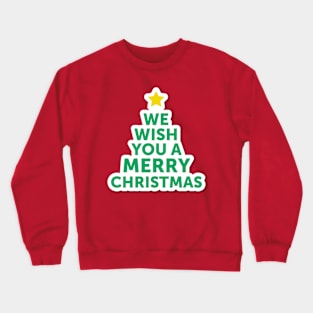 Merry Christmas Tree Crewneck Sweatshirt